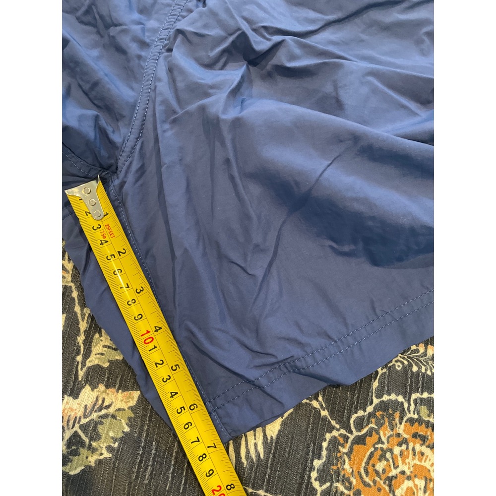 Nautica Mens Navy Blue‎ Mesh Lined Swim Trunks Shorts Large Embroidered Logo - Picture 10 of 11